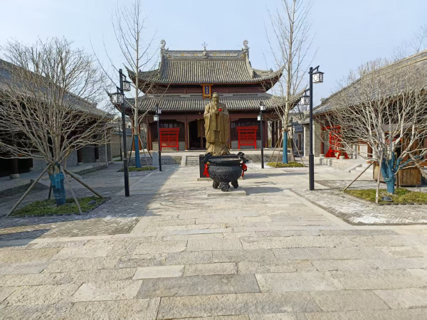 滁州遵阳街改造施工现场